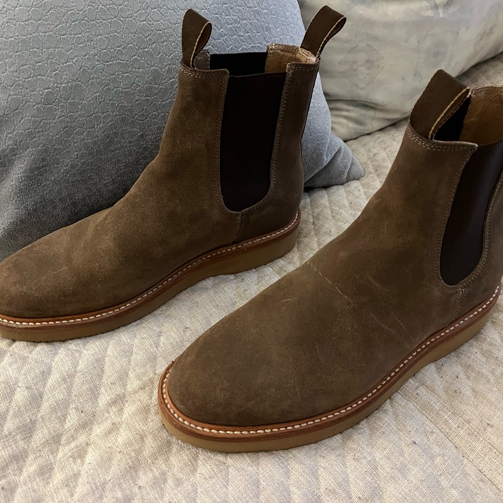 Taylor Stitch Dark Brown Suede BootsTaylor Stitch  Ranch   Boots